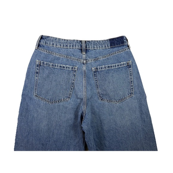 Hollister Women's Ultra High Rise Baggy Jeans Size 10 Waist 30" Medium Wash NEW - Picture 7 of 7